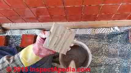 Install ceramic tile on a wall - procedure (C) Daniel Friedman