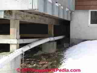 Under Deck Downspout extension (C) Daniel Friedman