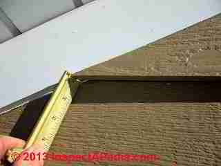 Loose siding at house gable end (C) Daniel Friedman E Galow