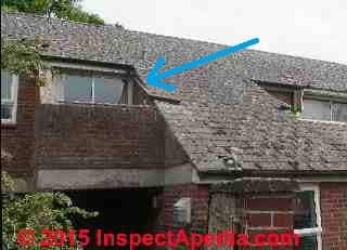 Gutter pipes (downspouts) on flats in Oxford in the U.K. (C) Daniel Friedman