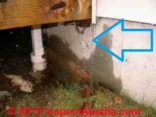 Extreme leaks behind and into vinyl siding (C) Daniel Friedman