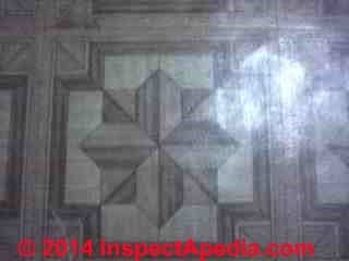 Armstrong Vernay Oak floor tiles (C) InspectApedia.com