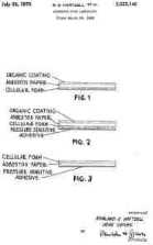 Asbestos-foam laminate product - US Patent app.