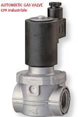 Automatic Gas Valve, solenoid operated, from CPF  cpftecnogeca.com at InspectApedia.com