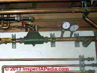 Radiant heat zone pressure gauges (C) Daniel Friedman