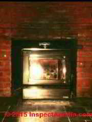 Coal or wood burning stove installed by Paul Galow (C) Daniel Friedman