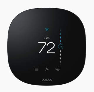 Ecobee wireless room thermostat at InspectApedia.copm