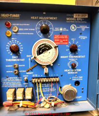 Heat Timer Corp heat control (C) InspectApedia.com Vas