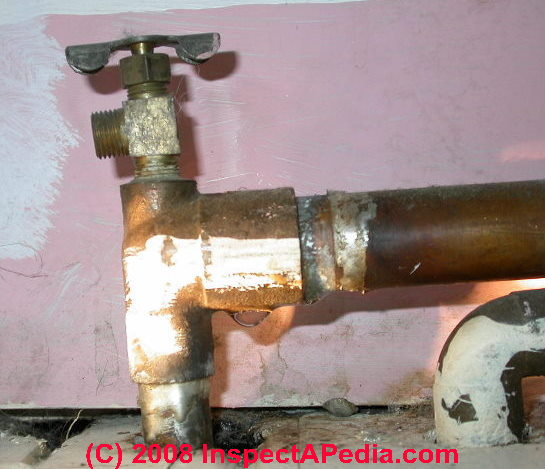 What types of companies seal leaks around copper pipe fittings?