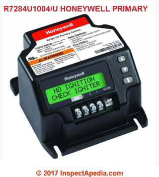 Honeywell R7294U 1004/U Universal electronic oil primary at InspectApedia.com