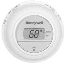 Honeywell-T8775C1005 thermostat replaces the traditional Honeywell T87  - at InspectApedia.com