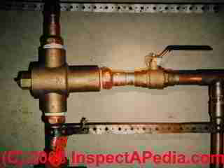 manual hot water mixing valve