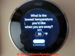 Set the nest "Away" temperature level (C) Daniel Friedman