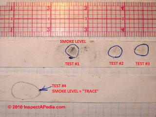 Oil burner smoke test example (C) Daniel Friedman