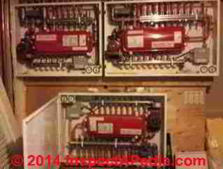 3 Zone Radiant Heat controlled by WarmRite Floor controllers (C) InspectApedia SC