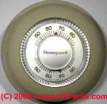 Honeywell round thermostat (C) Daniel Friedman