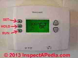 Honeywell digital room thermostat (C) Daniel Friedman