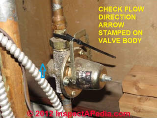 Water Feed Valve - ASHI Inspector