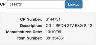 Weil McLain CP/serial number decoder at InspectApedia.com