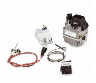 White Rodgers cycle pilot gas burner ignition replacement for OEM mercury sensors cited & discussed at InspectApedia.co (Grainger.com and other suppliers) 