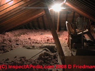 Attic Insulation chopped fiberglass