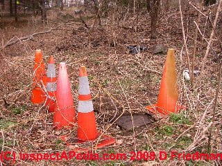 Unknown site collapse hazard needed investigation