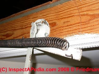 Dangerous attic pull down stair photo