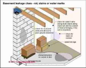 Wet basement clues Carson Dunlop Associates