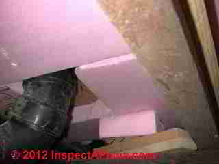 Foam board insulation job © D Friedman at InspectApedia.com 