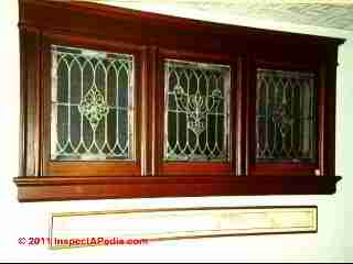 Stained glass (Victorian) windows (C) Daniel Friedman