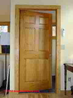 Six panel solid pine inteior door (C) D Friedman Eric Galow