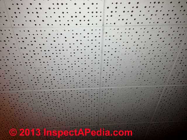 acoustic ceiling tiles