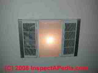 Bathroom ceiling vent fan, heater, light combination (C) Daniel Friedman