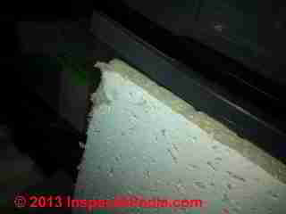 Suspended ceiling tiles (C) InspectApedia BB