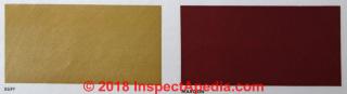 Canadian Dominion canvas backed linoleum sheet and tile flooring (C) InspectApedia.com
