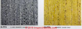 Dominion felt-backed Handicraft pattern linoleum flooring sold in 2-yard width (C) InspectApedia.com