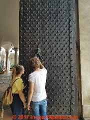 Antique palacio door, Genoa Italy (C) Daniel Friedman