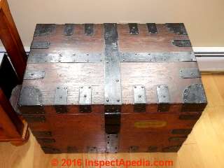 Antique silver storage chest Sir Cornwallis Ricketts, Bar & H.P. Strauss (C) Daniel Friedman