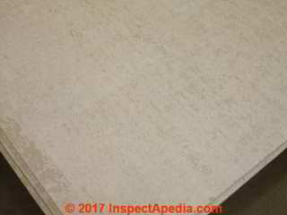 Hardie Backer fiber cement tile backerboard, non-asbestos (C) InspectApedia.com
