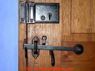 Justin Smith Morrill 1840 house door hardware (C) Daniel Friedman