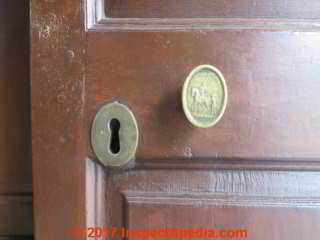 Door lock and door pull, London U.K. (C) Daniel Friedman
