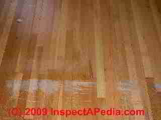 Scratched oak flooring © Daniel Friedman