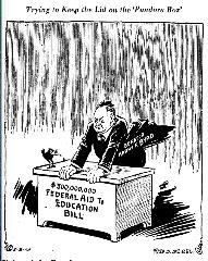 Fred O. Seibel's cartoon of Senator Harry F Byrd - The Richmond Times Dispatch, 5 May 1949