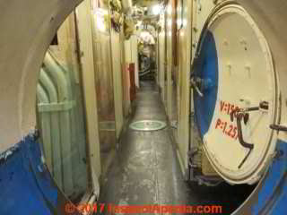 Russian submarine internal door, San Diego CA (C) Daniel Friedman