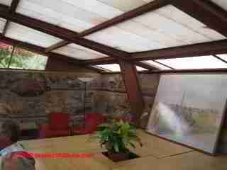 Ambient lighting thorugh translucent roofing - Taliesin West, Scottsdale  (C) Daniel Friedman