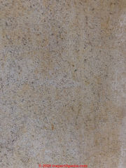 Second rough coat wallpaper covered plaster (C) InspectApedia.com TR