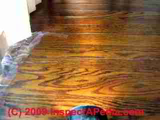 Cupped wood flooring © Daniel Friedman