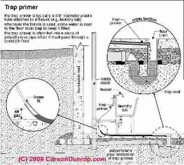 Floor trap odors and cures Carson Dunlop Associates