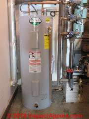 New AO Smith electric water heater installation (C) Daniel Friedman Poughkeepsie 