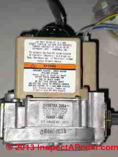 Pilotless ignition gas fired water heater control (C) Daniel Friedman A O Smith water heaters